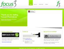 Tablet Screenshot of f3promo.com